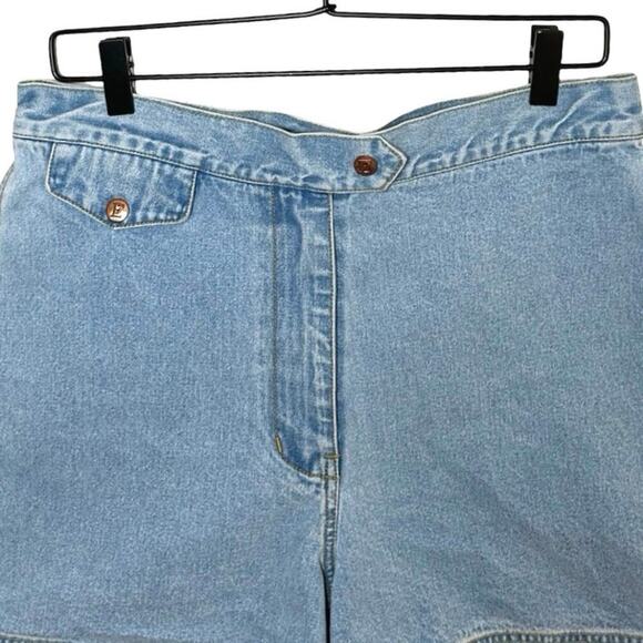 Esprit Women’s Vintage 90’s LightWash Denim Shorts Size 13 - Picture 3 of 6